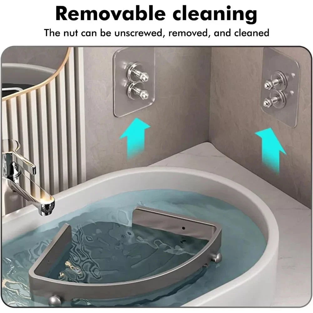 3PCS Bathroom Corner Shelf with Plastic Hook Towel Bar No Drill Space Shower Shampoo Holder Storage Rack Bathroom Organizer