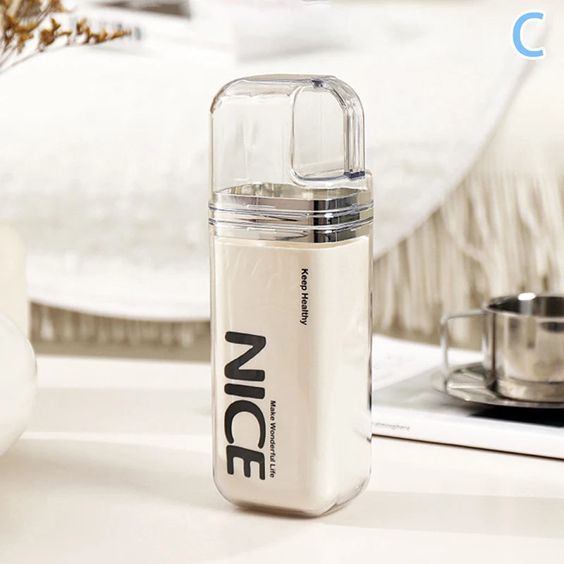 3 IN1 Cartoon Cute Toothbrush Cup Travel Toothbrush Holder Simple Portable Mouthwash Cup For Business Trip Home Bathroom Camping