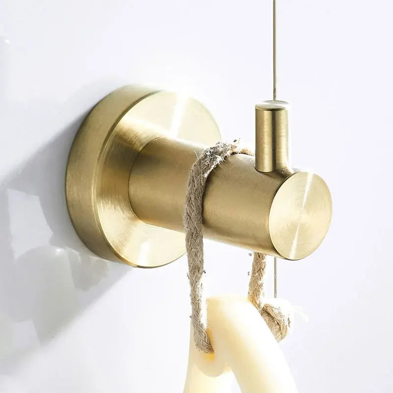 Gold Bathroom rack Nordic brushed gold towel rack simple gold bathroom rack bathroom hardware shelf