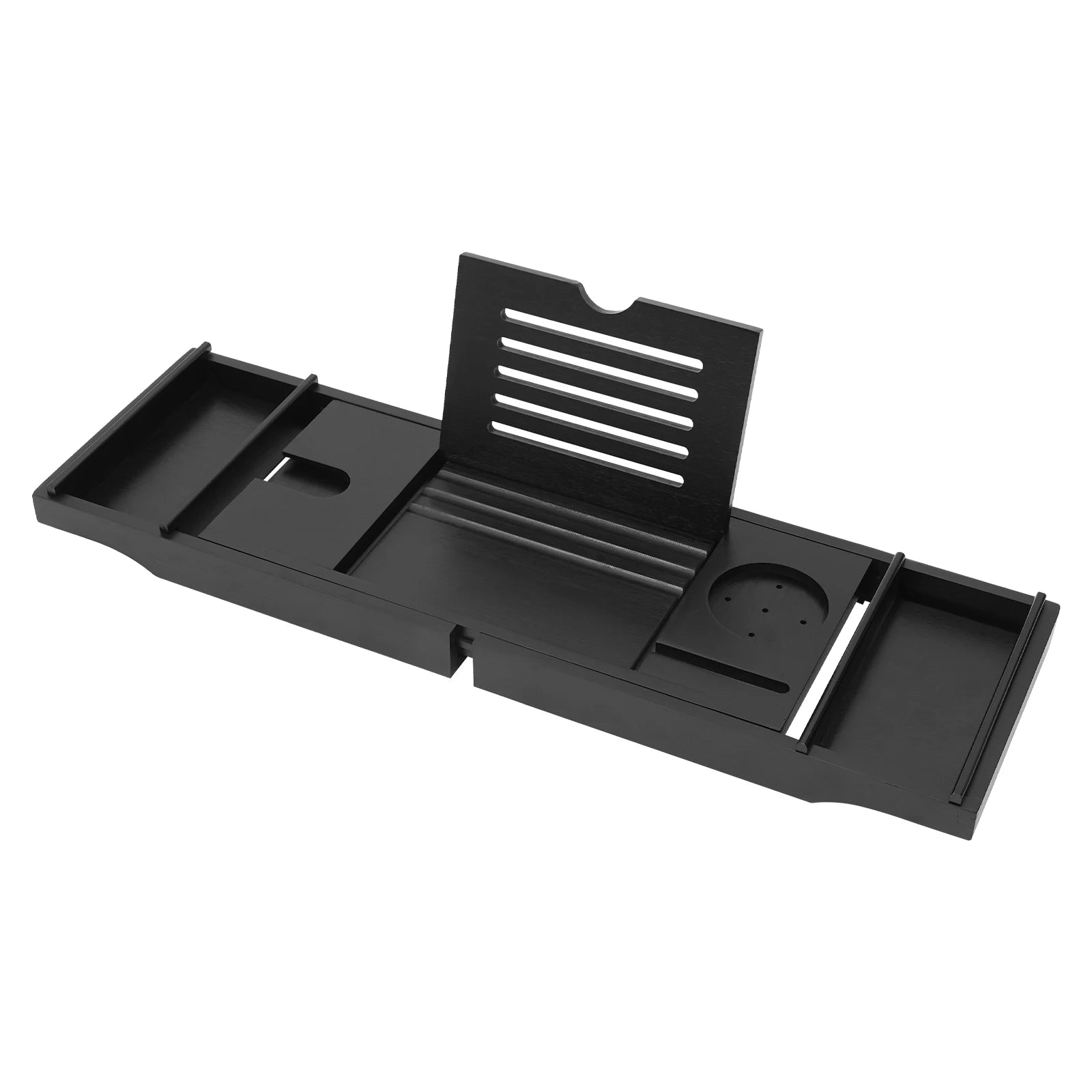 Bathtub Storage Rack for Candle Towel, Bath Serving Table Tray, Expandable Bathtub Shelf Caddy Tray