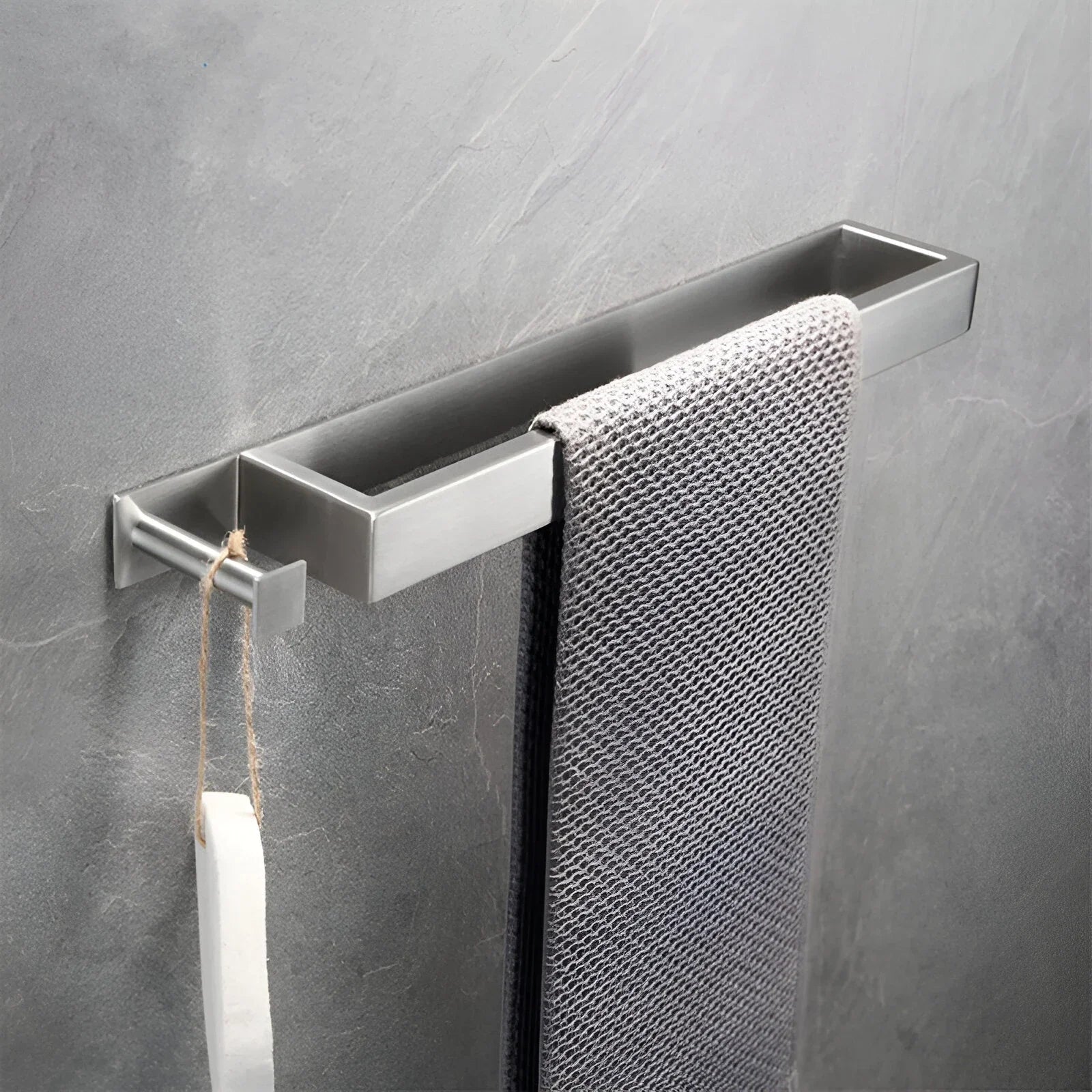 304 stainless steel towel rack without punching bathroom single pole bathroom hardware towel rack towel rod