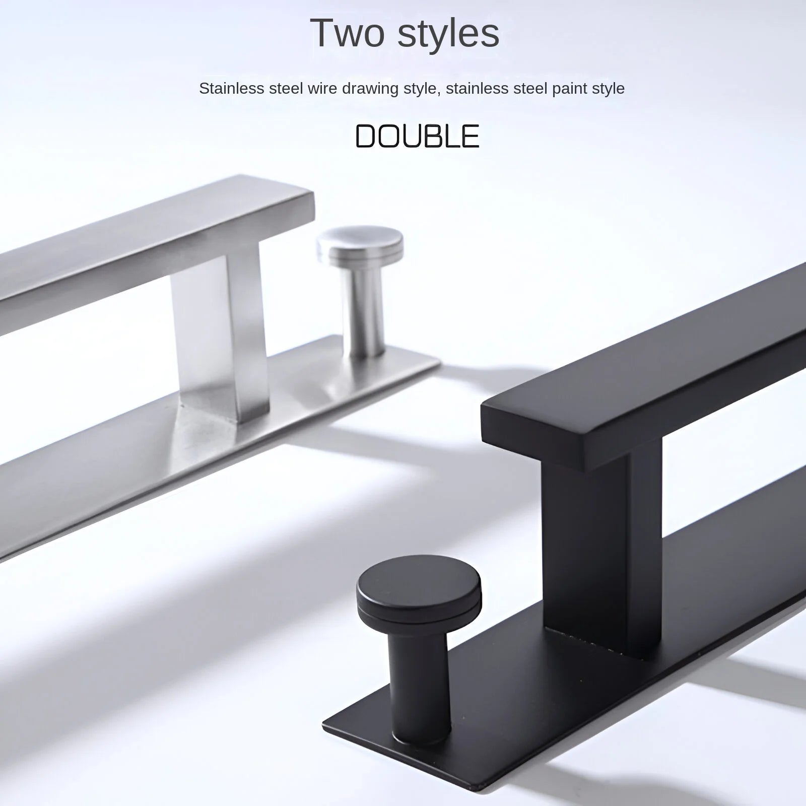 304 stainless steel towel rack without punching bathroom single pole bathroom hardware towel rack towel rod