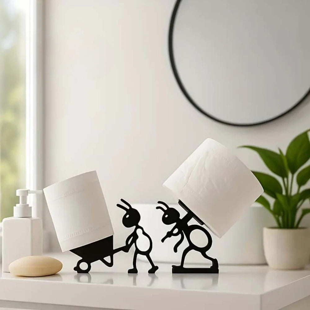 Tissue Hanger Toilet Paper Holder Bathroom Decor Cute Animal Style Minimalist Practical Paper Roll Organizer Holiday Gift