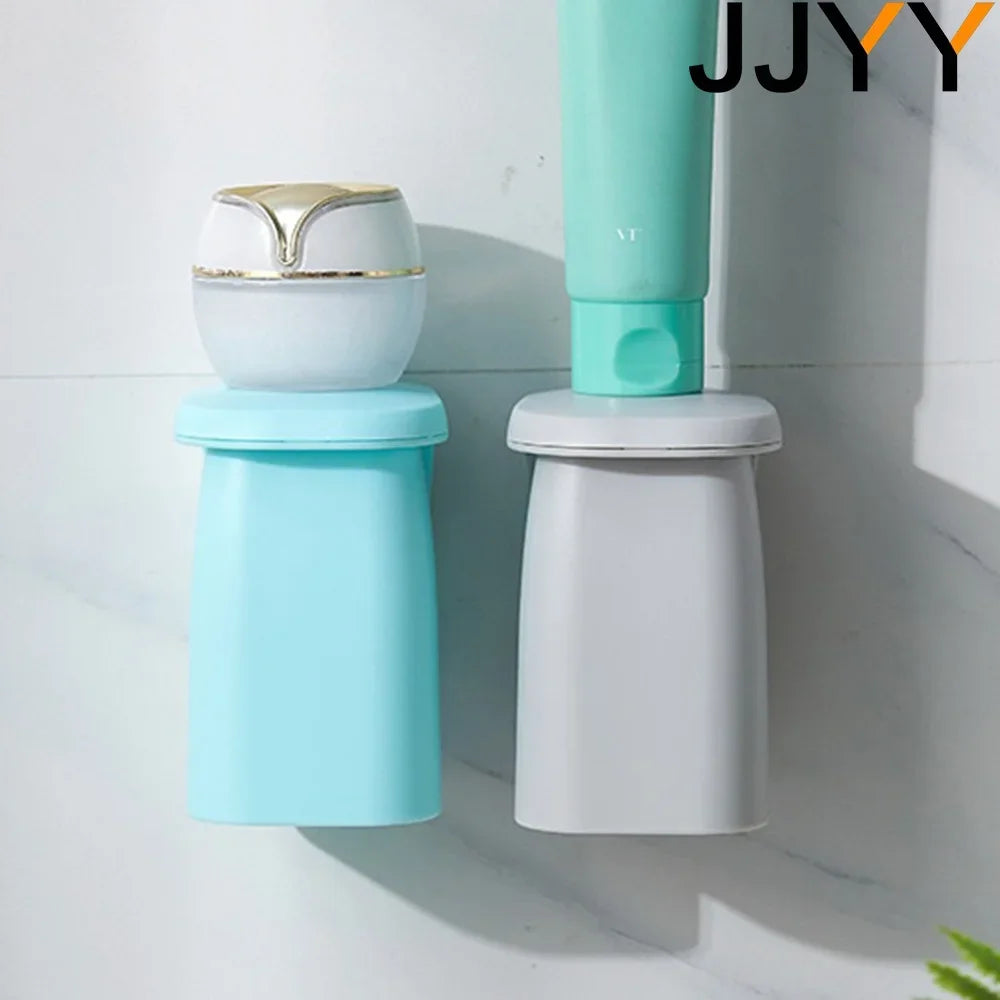 Creative Magnetic Mouthwash Cup Wall-Mounted Toothbrush Holder Bathroom Supplies Household Organizer 1PC