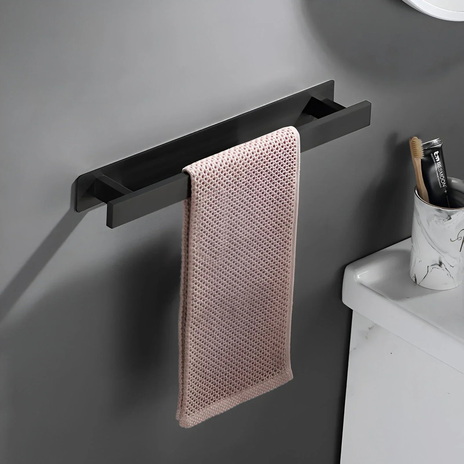 304 stainless steel towel rack without punching bathroom single pole bathroom hardware towel rack towel rod