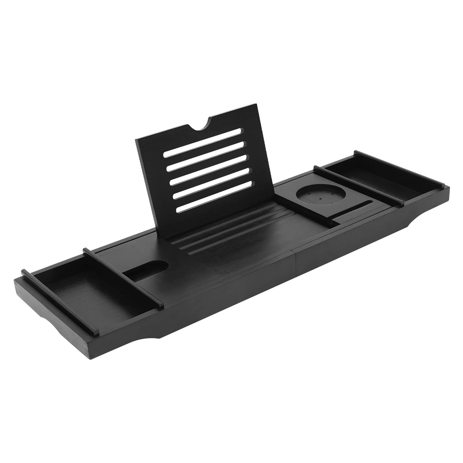 Bathtub Storage Rack for Candle Towel, Bath Serving Table Tray, Expandable Bathtub Shelf Caddy Tray