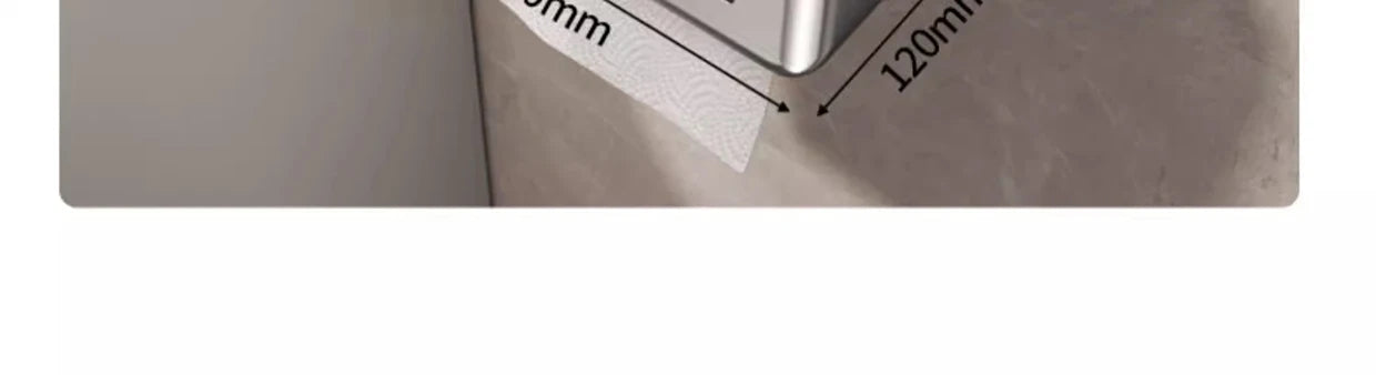 YM Suction Cup Toilet Paper Holder with Drawer, Wall Mounted Tissue & Towel Storage Box for Bathroom Living Room