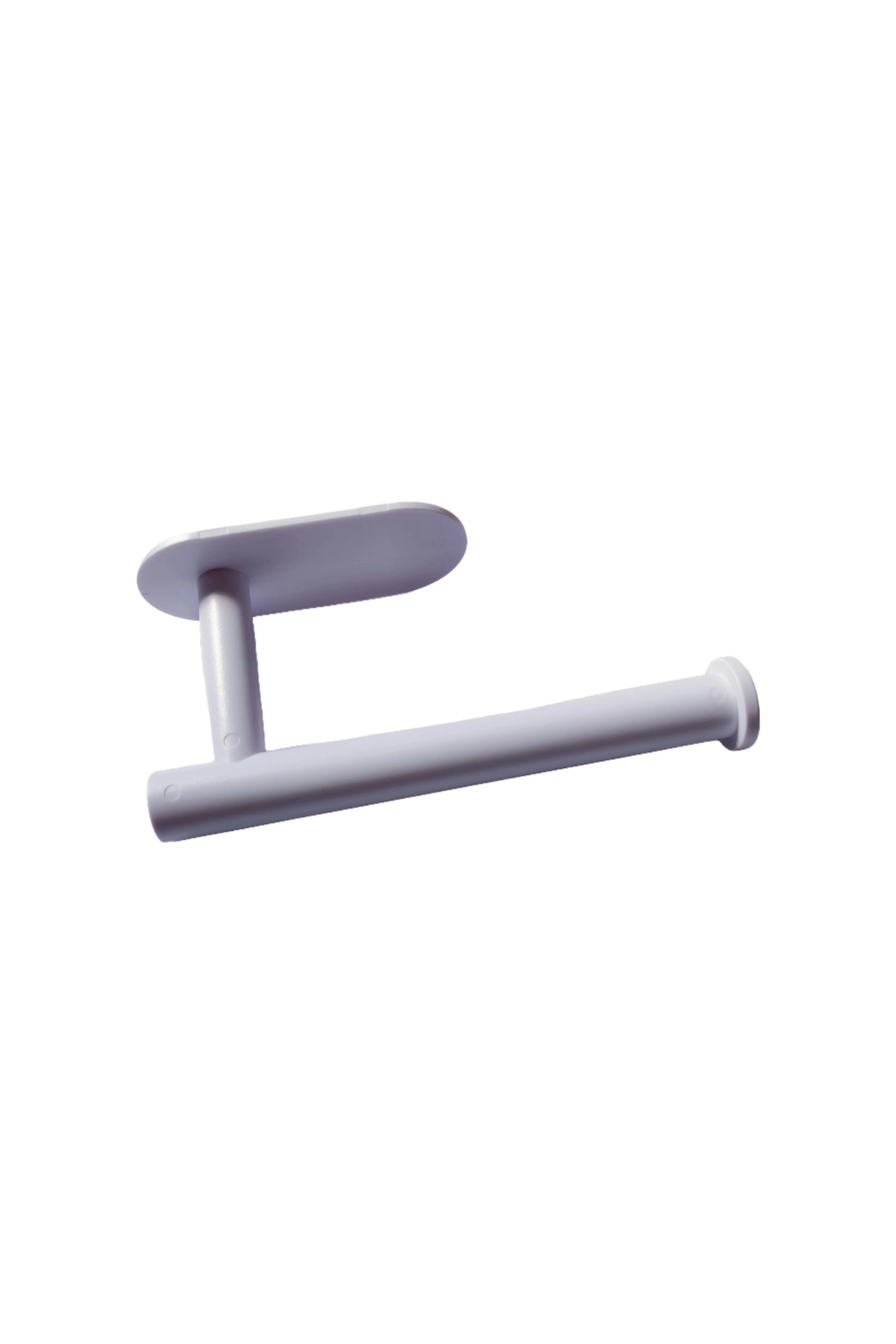 Acrylic Toilet Paper Holder Tissue Rack Wall Mounted Bathroom Kitchen Roll Holder Paper Tissue Rack Hook Modern Black Hanger
