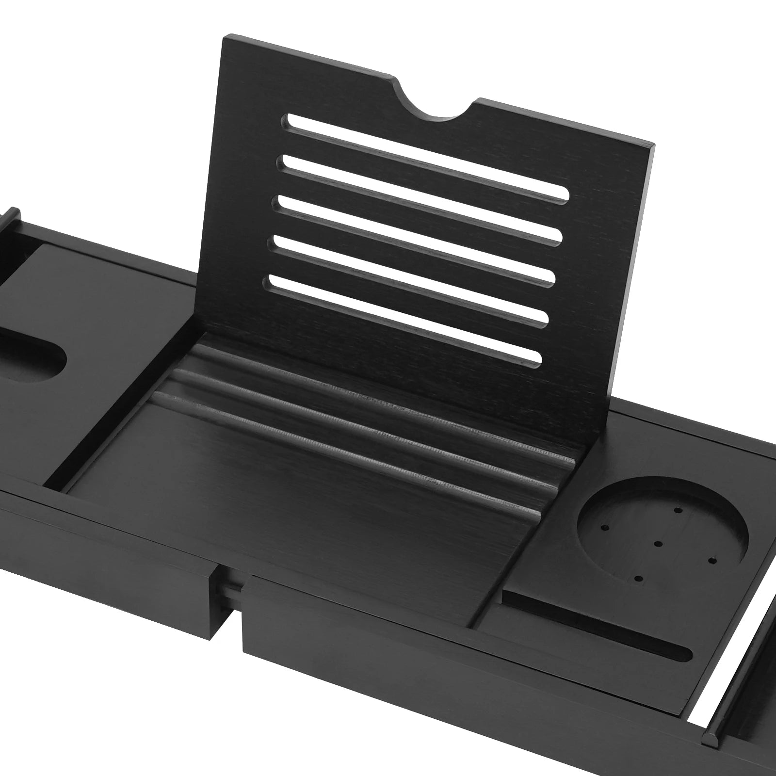 Bathtub Storage Rack for Candle Towel, Bath Serving Table Tray, Expandable Bathtub Shelf Caddy Tray