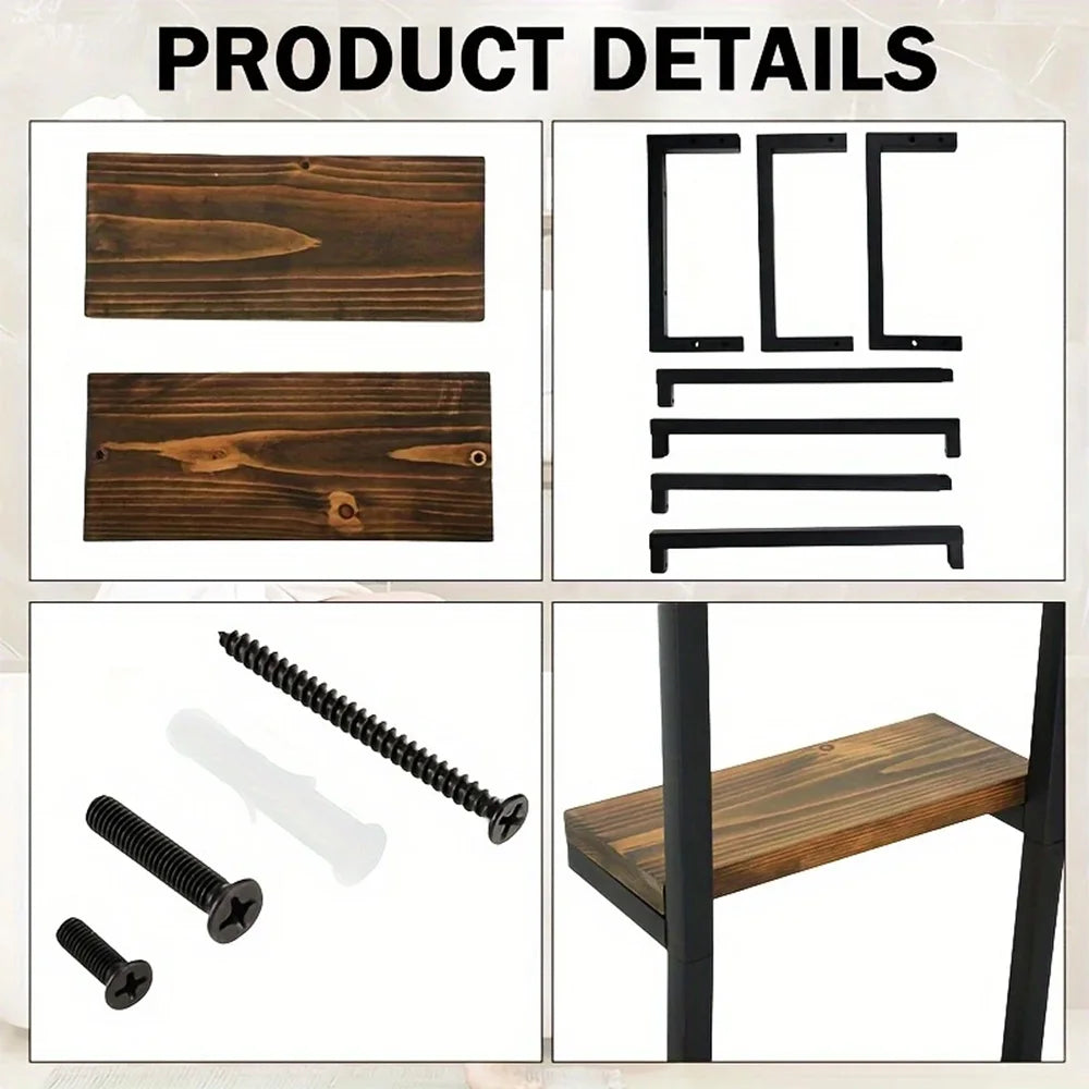 Bathroom Towel Rack Iron Art Towel Holder 2 Layers Bath Towel Stand Space-Saving for Home & Bedroom Decor Accessories