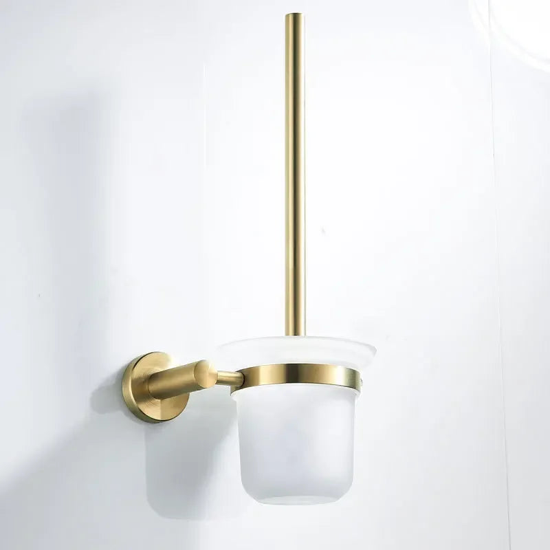Gold Bathroom rack Nordic brushed gold towel rack simple gold bathroom rack bathroom hardware shelf