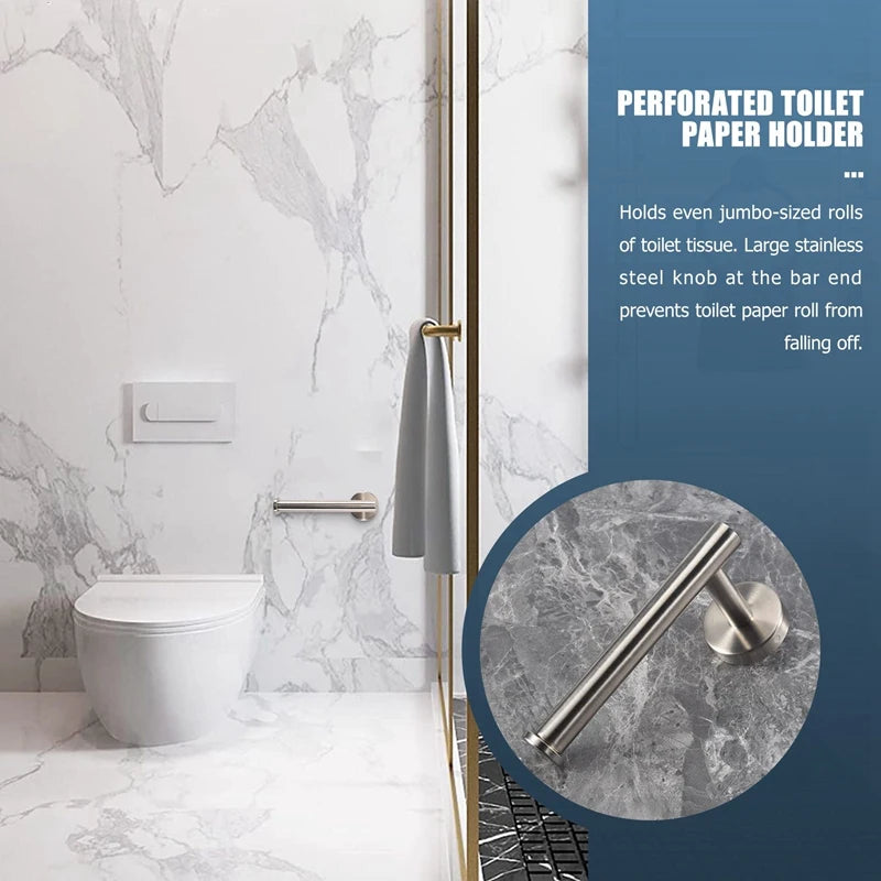 SUS 304 Stainless Steel Toilet Paper Holder,Round Tissue Holder,Paper Roll Dispenser