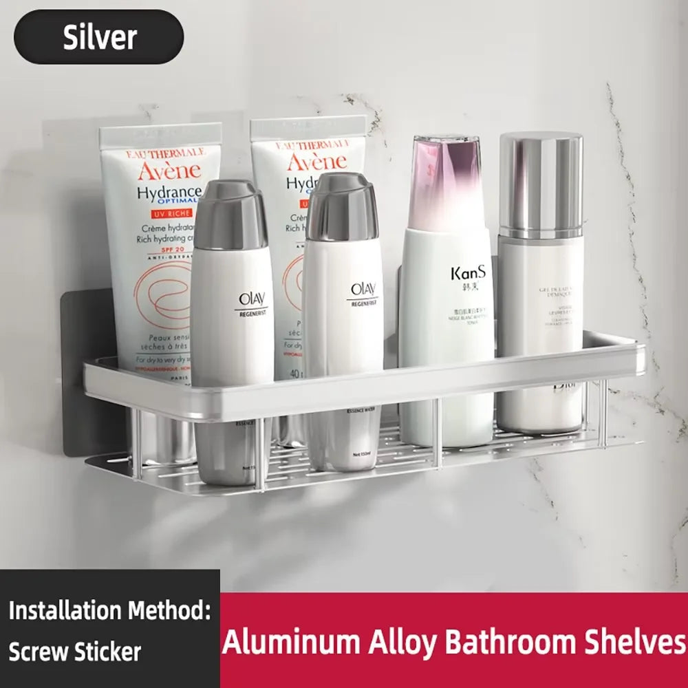 Three legged rack wall hanging corner rectangular bracket wall mounted shower shampoo rack bathroom rack towel rack bracket