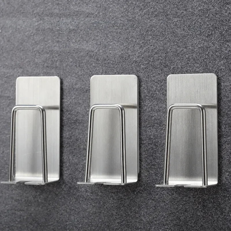 1/2 pcs Stainless Steel Toothbrush Holder Shaver Cup Wall Mount Toothbrush Storage Rack Bathroom Accessories Set