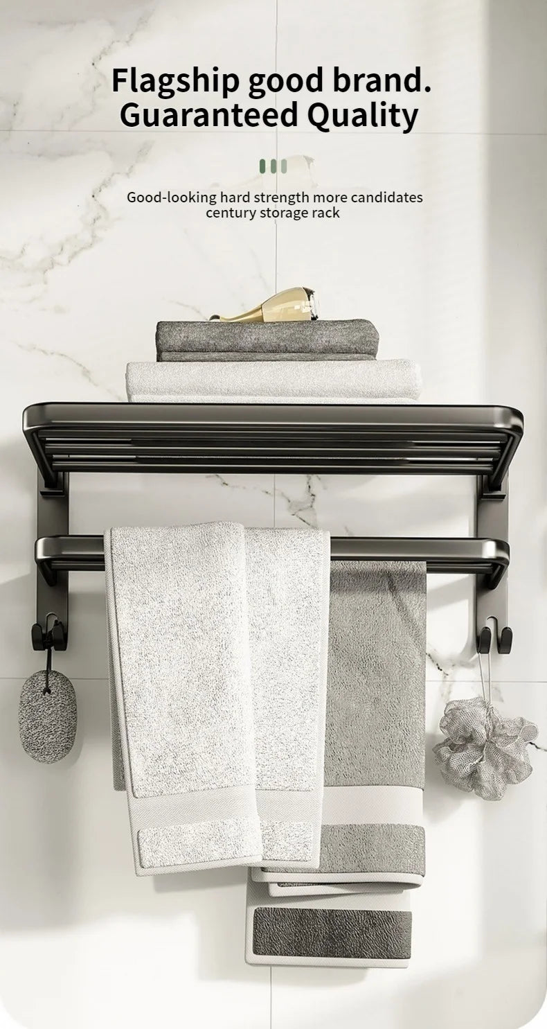 Toilet towel rack without punching toilet storage rack, bathroom shoe rack, hook towel rack, pendant