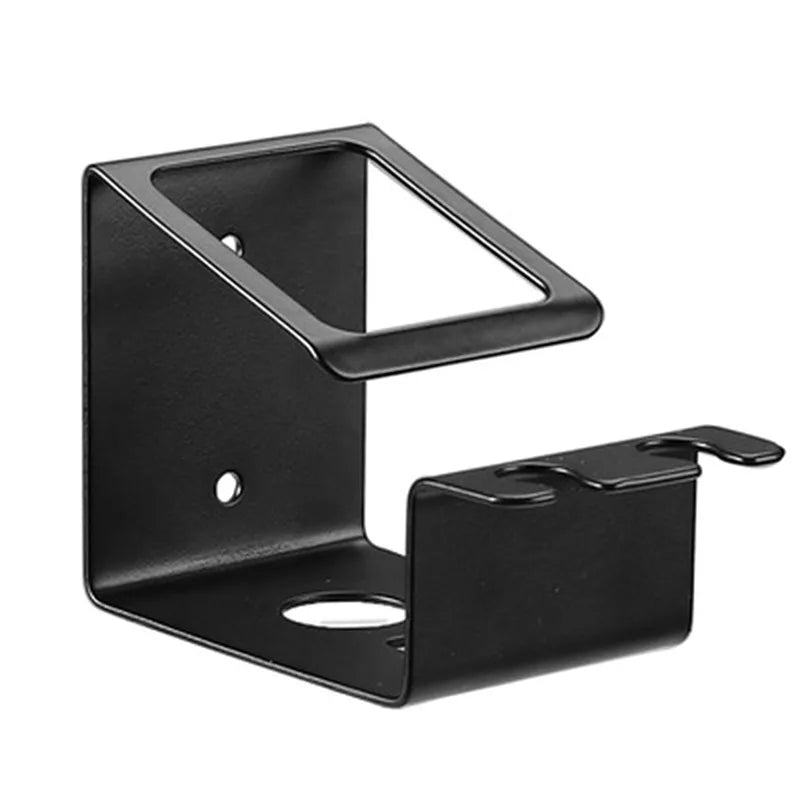 Self-adhesive Wall Mount Stainless Steel Toothbrush Holder Punch-free Toothpaste Organizer Mouthwash Cup Stand Bathroom Tools