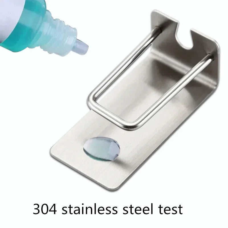 1/2 pcs Stainless Steel Toothbrush Holder Shaver Cup Wall Mount Toothbrush Storage Rack Bathroom Accessories Set