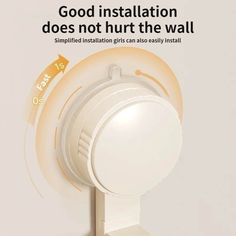 Extendable Rod Kitchen Hook Suction Cup Towel Rack Bathroom Retractable Towel Pole Storage Rack Bathroom Towel Storage Bar