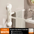 Suction Cup Towel Rack Rotatable Towel Holder Aluminum 2/3/4/5-Bar Towel Hanger Kitchen Bathroom Hanging Wall Mounted