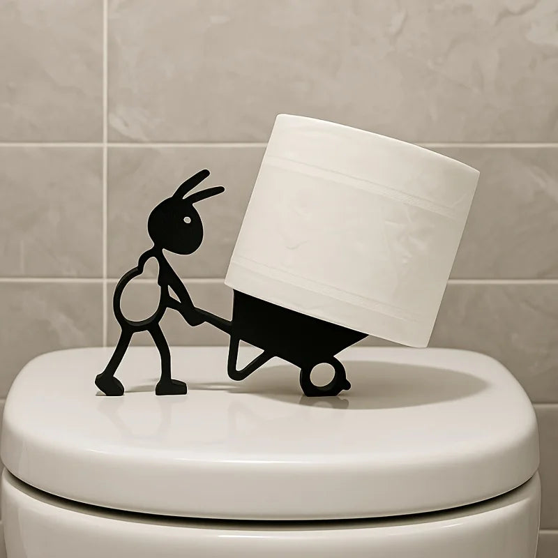Tissue Hanger Toilet Paper Holder Bathroom Decor Cute Animal Style Minimalist Practical Paper Roll Organizer Holiday Gift