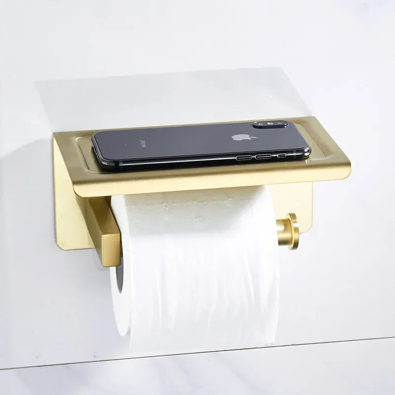 Gold Bathroom rack Nordic brushed gold towel rack simple gold bathroom rack bathroom hardware shelf