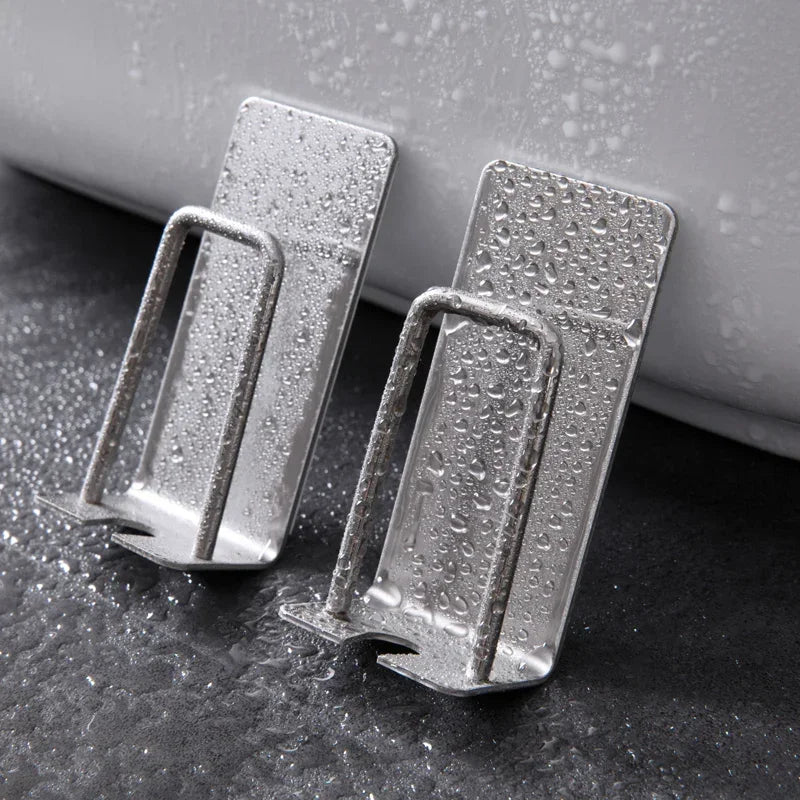 1/2 pcs Stainless Steel Toothbrush Holder Shaver Cup Wall Mount Toothbrush Storage Rack Bathroom Accessories Set
