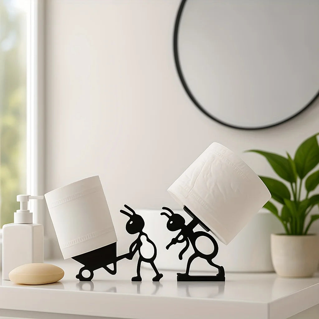 Tissue Hanger Toilet Paper Holder Bathroom Decor Cute Animal Style Minimalist Practical Paper Roll Organizer Holiday Gift
