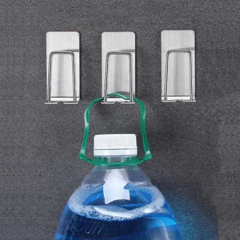 1/2 pcs Stainless Steel Toothbrush Holder Shaver Cup Wall Mount Toothbrush Storage Rack Bathroom Accessories Set