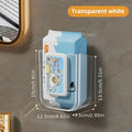 Bathroom non perforated wall mounted wet wipe storage box,tissue storage box with large opening and strong load-bearing capacity
