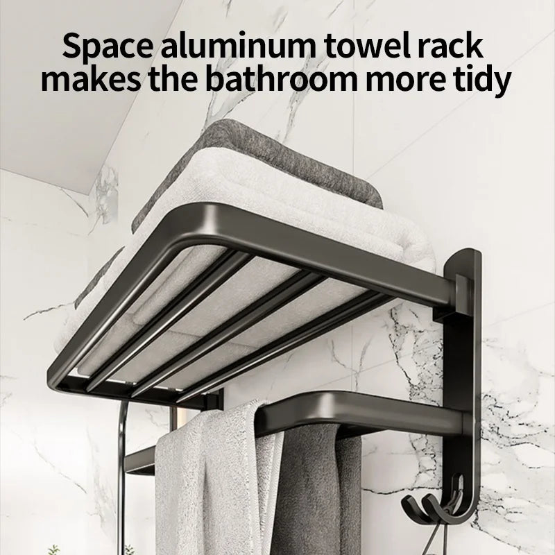 Toilet towel rack without punching toilet storage rack, bathroom shoe rack, hook towel rack, pendant