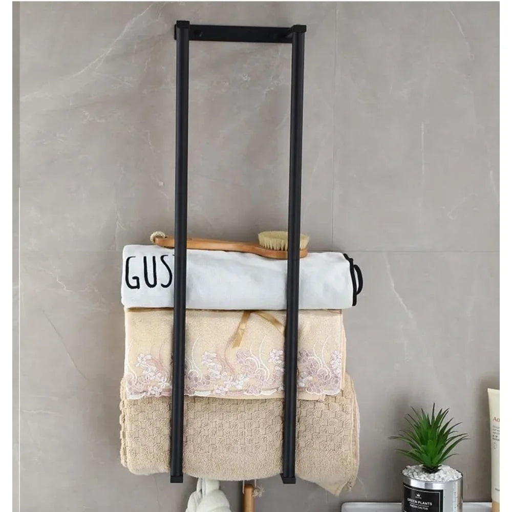 Towel Storage Bathroom Towel Rack for Rolled Towels Wall Mounted Towel Storage Rack for Bathroom Organization Stainless Steel