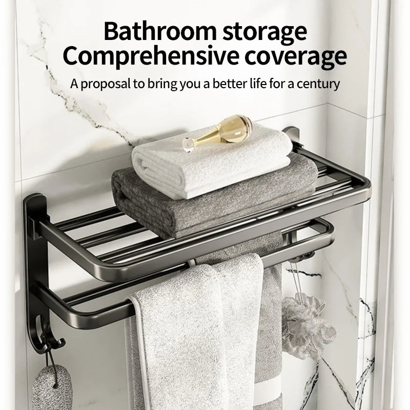 Toilet towel rack without punching toilet storage rack, bathroom shoe rack, hook towel rack, pendant