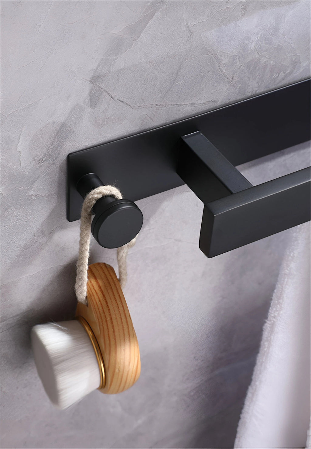 304 stainless steel towel rack without punching bathroom single pole bathroom hardware towel rack towel rod