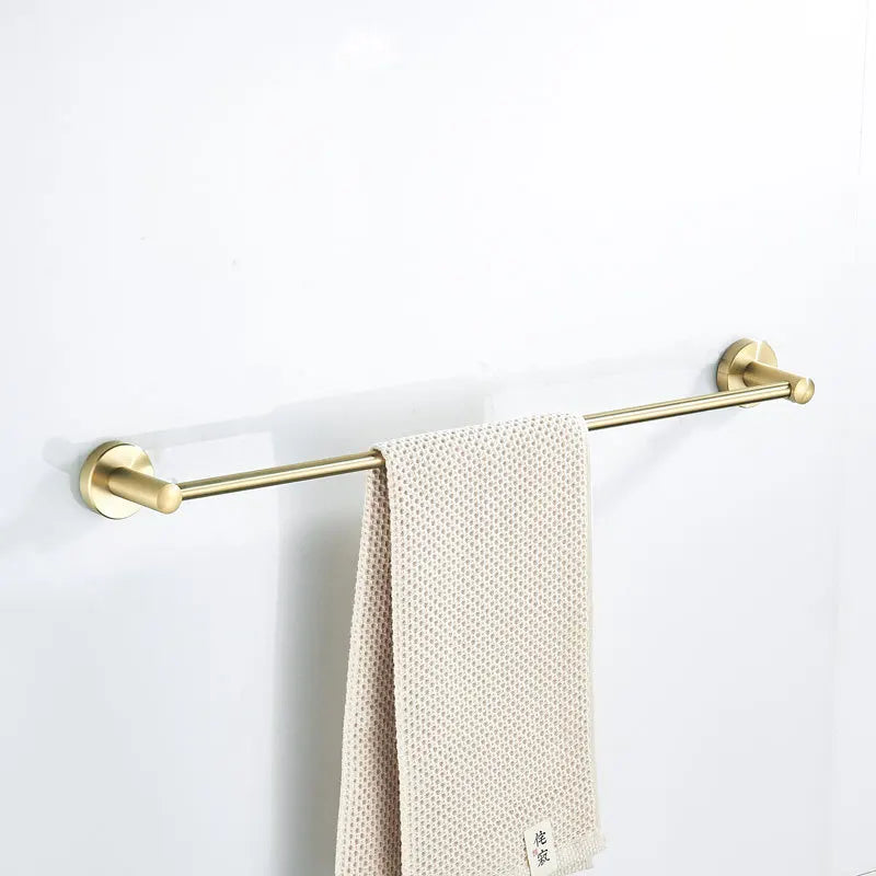 Gold Bathroom rack Nordic brushed gold towel rack simple gold bathroom rack bathroom hardware shelf