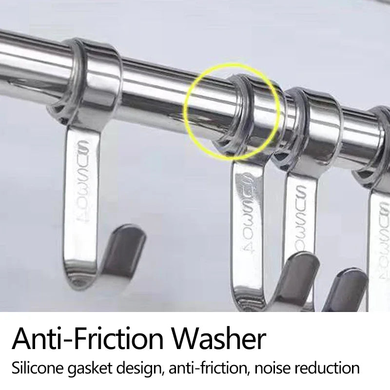 Stainless Steel Bath Towel Rack Perforation-free Hotel Hotel Bathroom Rack Towel Rack Towel Bar Bathroom Shelves