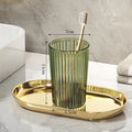 Acrylic Mouthwash Cup Toothbrush Bathroom Cup Light Luxury Style Bathroom Storage Accessories Toothbrush Holder