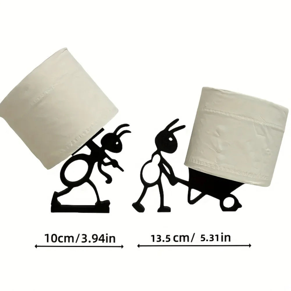 Tissue Hanger Toilet Paper Holder Bathroom Decor Cute Animal Style Minimalist Practical Paper Roll Organizer Holiday Gift