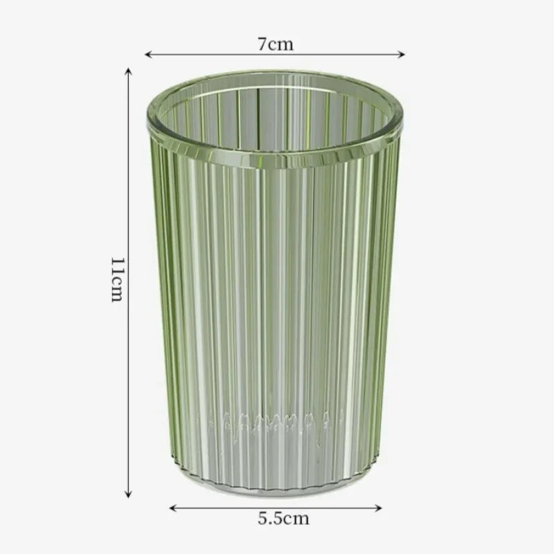 Acrylic Mouthwash Cup Toothbrush Bathroom Cup Light Luxury Style Bathroom Storage Accessories Toothbrush Holder