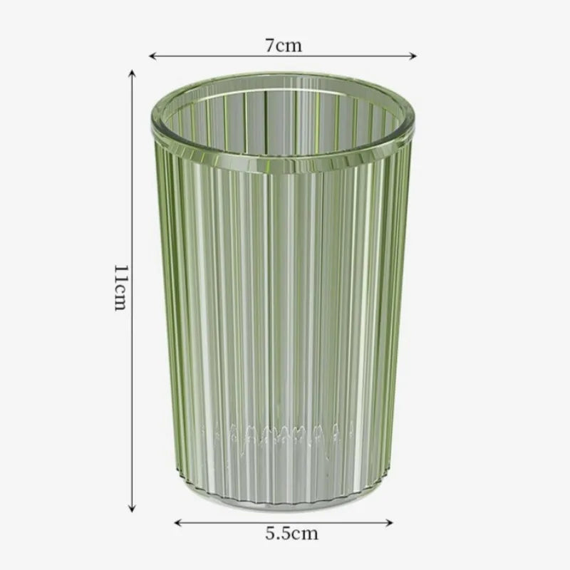 Acrylic Mouthwash Cup Toothbrush Bathroom Cup Light Luxury Style Bathroom Storage Accessories Toothbrush Holder
