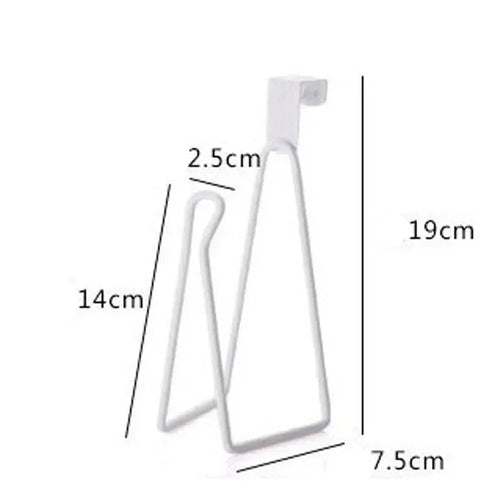 1pc Toilet Roll Paper Holder Organizer Wall Mount Storage Stand Kitchen Bathroom No Drill Tissue Towel Dispenser Stainless