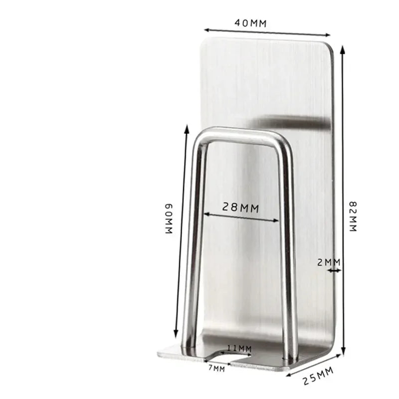 1/2 pcs Stainless Steel Toothbrush Holder Shaver Cup Wall Mount Toothbrush Storage Rack Bathroom Accessories Set