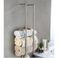 Towel Storage Bathroom Towel Rack for Rolled Towels Wall Mounted Towel Storage Rack for Bathroom Organization Stainless Steel