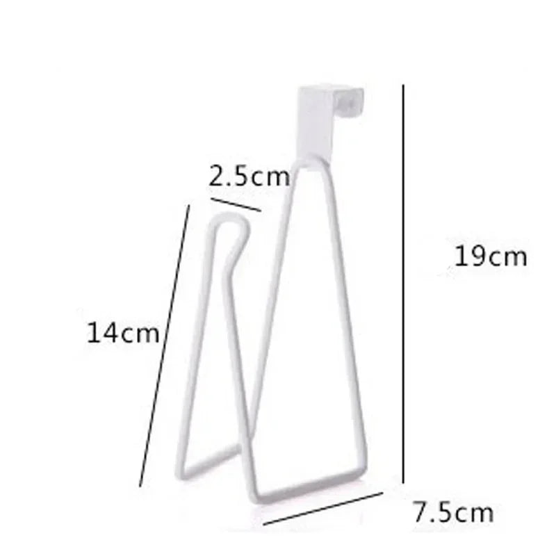 1pc Toilet Roll Paper Holder Organizer Wall Mount Storage Stand Kitchen Bathroom No Drill Tissue Towel Dispenser Stainless