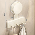 Strong load-bearing no punching suction cup hook bathroom wall mounted door hanging clothes rack clothes and towel racks